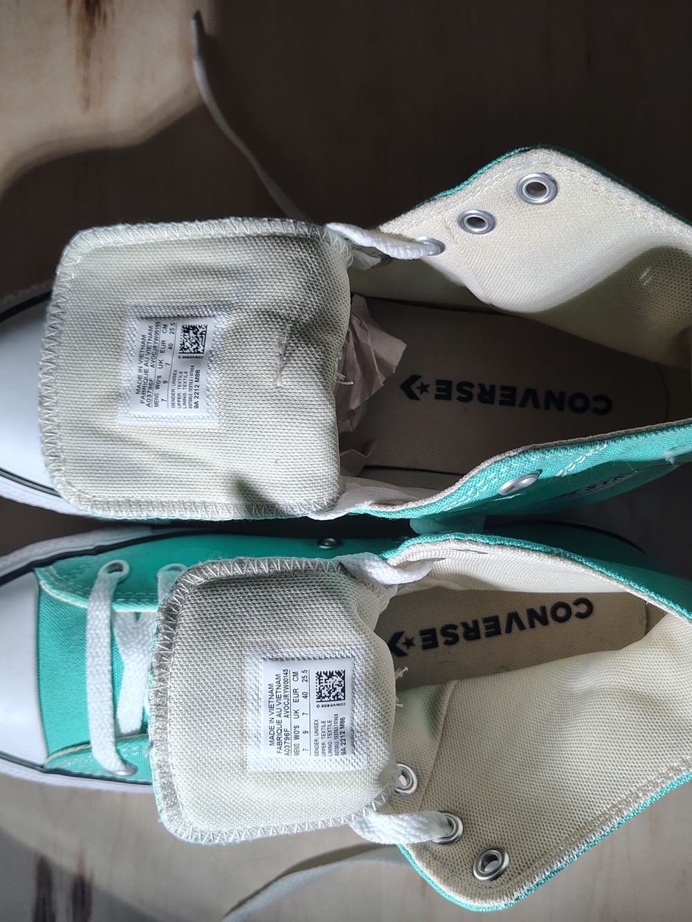 Converse Chuck Taylor All Star High Top Sneakers - Aqua Green - Picture 4 of 6